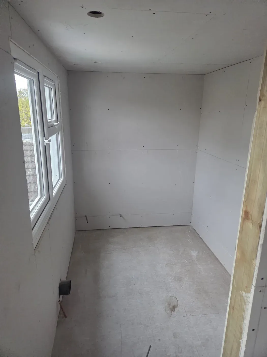 The loft before work started, bare and unconverted