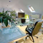 Loft conversion made into a bright office space